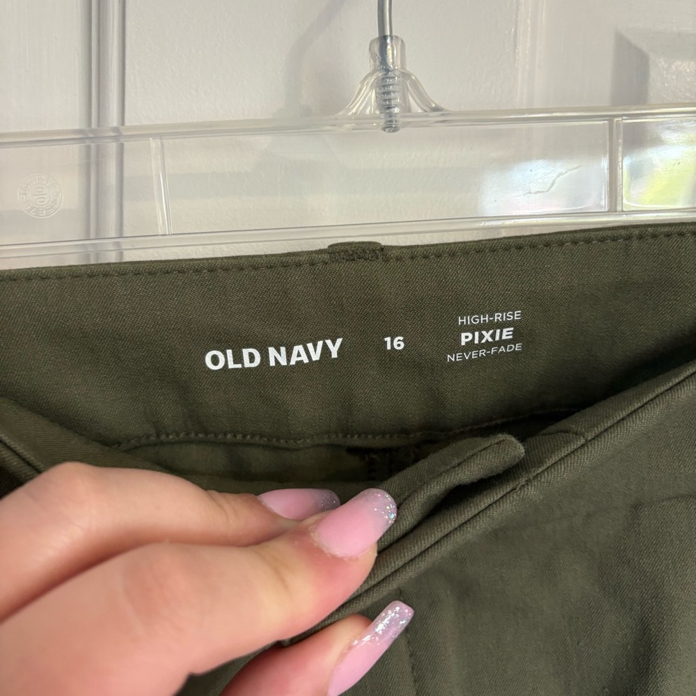 Old Navy High rise Pixie Never Fade skinny pants dressy casual trousers - Picture 8 of 11